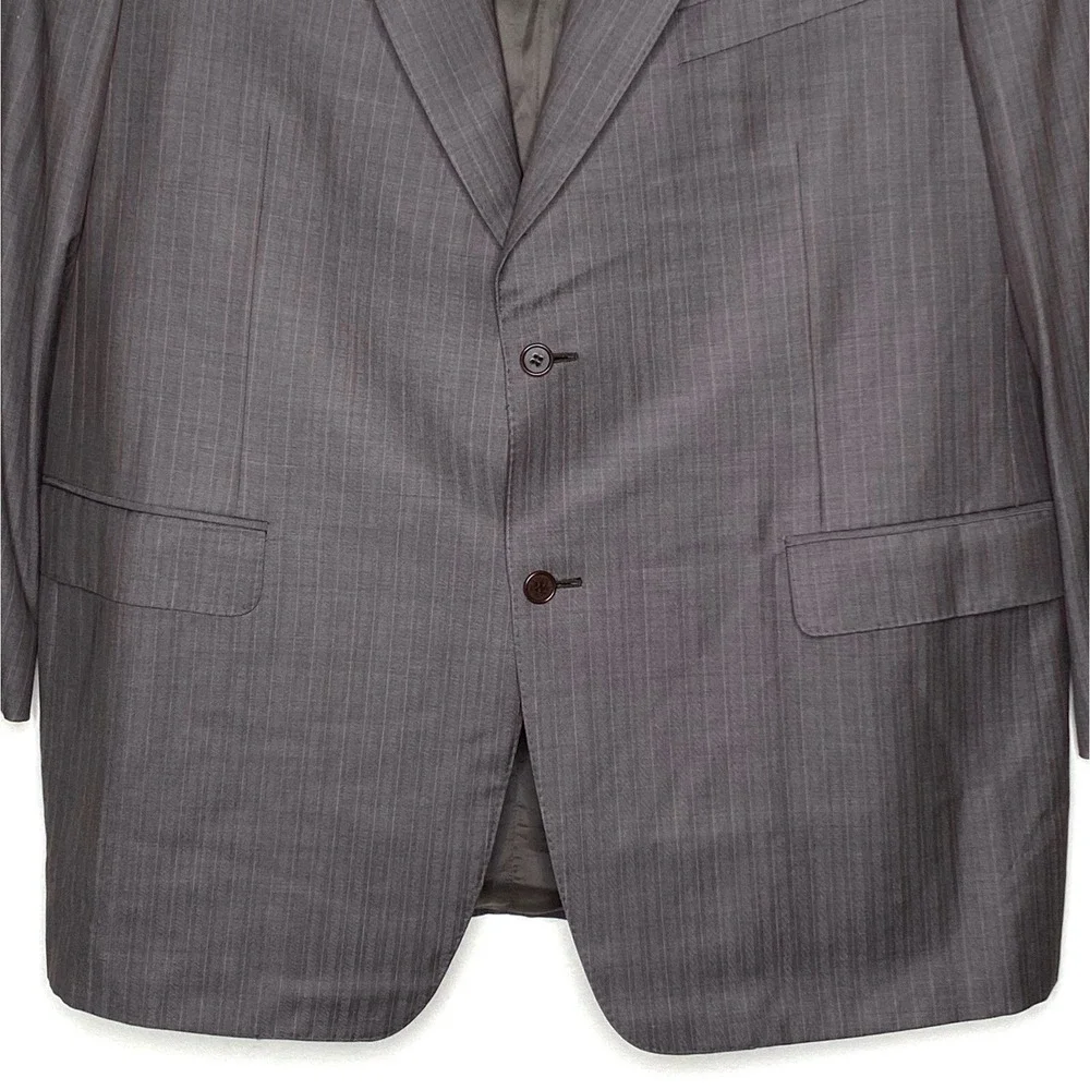 Canali Proposta Men's Pura Lana Woolmark Blazer Italy Wool Sport Coat US 46 Gray